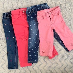 babyGap 4pk jeans toddler girl size 4